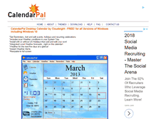 Tablet Screenshot of calendarpal.com